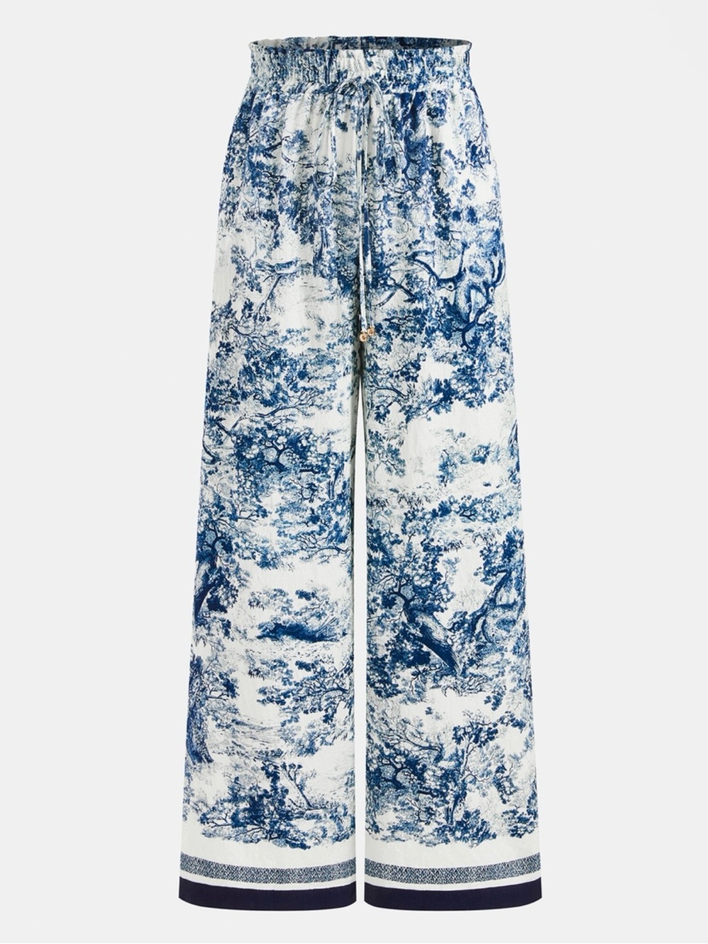 Commense Blue Toile Wide-Leg Pant Set - Picture 5 of 9
